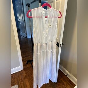 VINCE chiffon dress , lined 
Sz 4